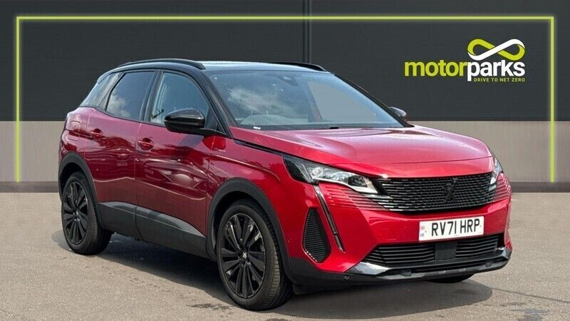Ultimate red metallic Used 2022 Peugeot 3008 GTi SUV | £21,000 (Fair price) - Image 1/4
