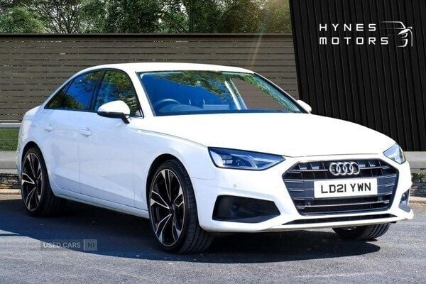 White Used 2021 Audi A4 Comfort Sedan | £20,995 (Good price) - Image 1/4