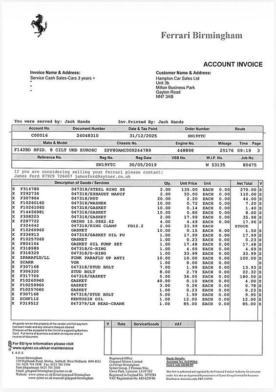 Used Ferrari 488 670 HP (492 kW) 2019 Red Cabriolet