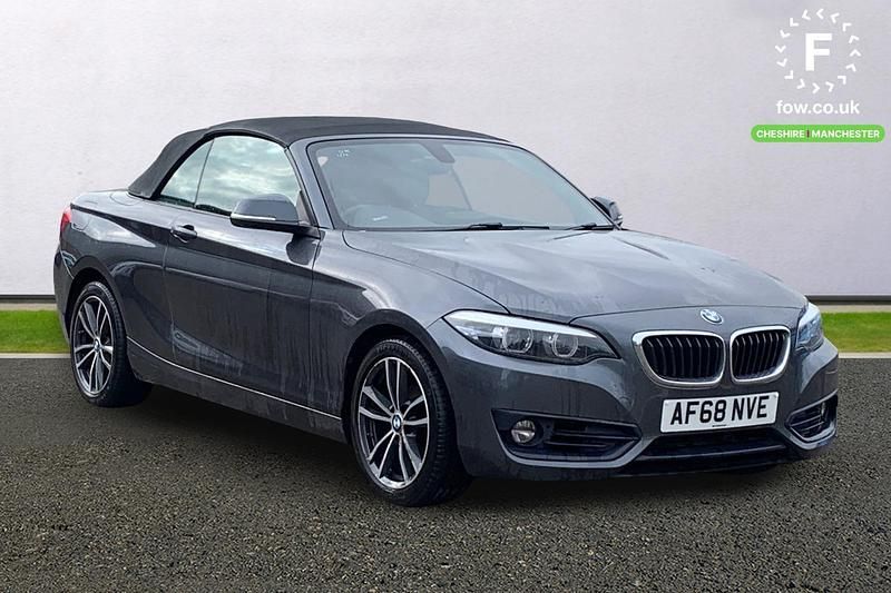 Used BMW 218 Sport Line 2018 Grey Cabriolet