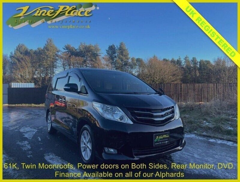 Black Used 2010 Toyota Alphard MPV | £12,000 - Image 1/3