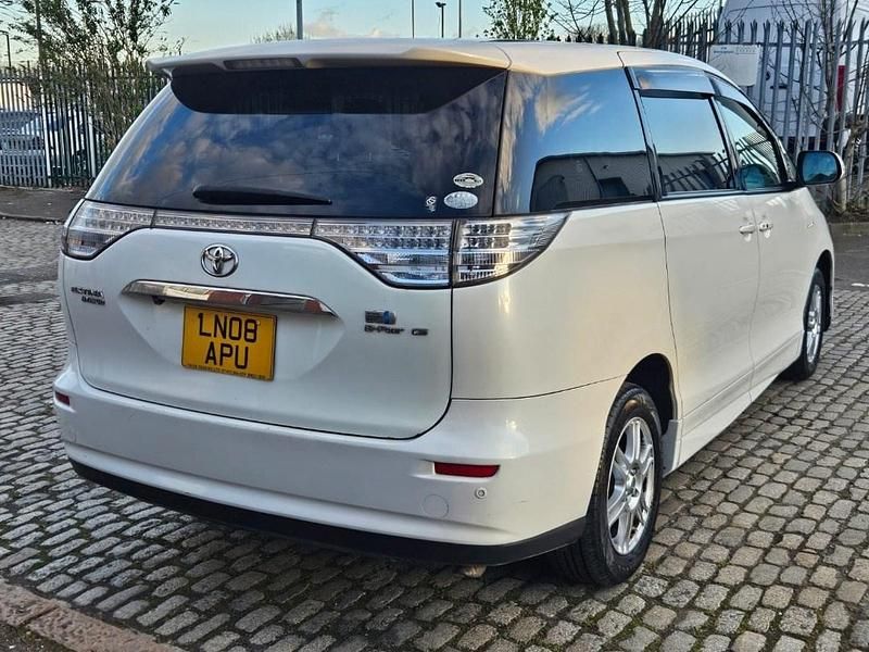 Used Toyota Estima Hybrid 2008 White MPV