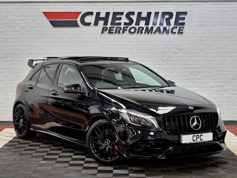 Used Mercedes A45 AMG AMG 376 HP (276 kW) 2018 Black Hatchback