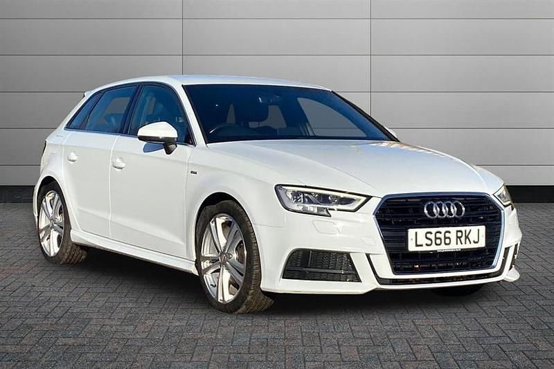 White Used 2016 Audi A3 S-Line Hatchback | £10,790 (Fair price) - Image 1/4