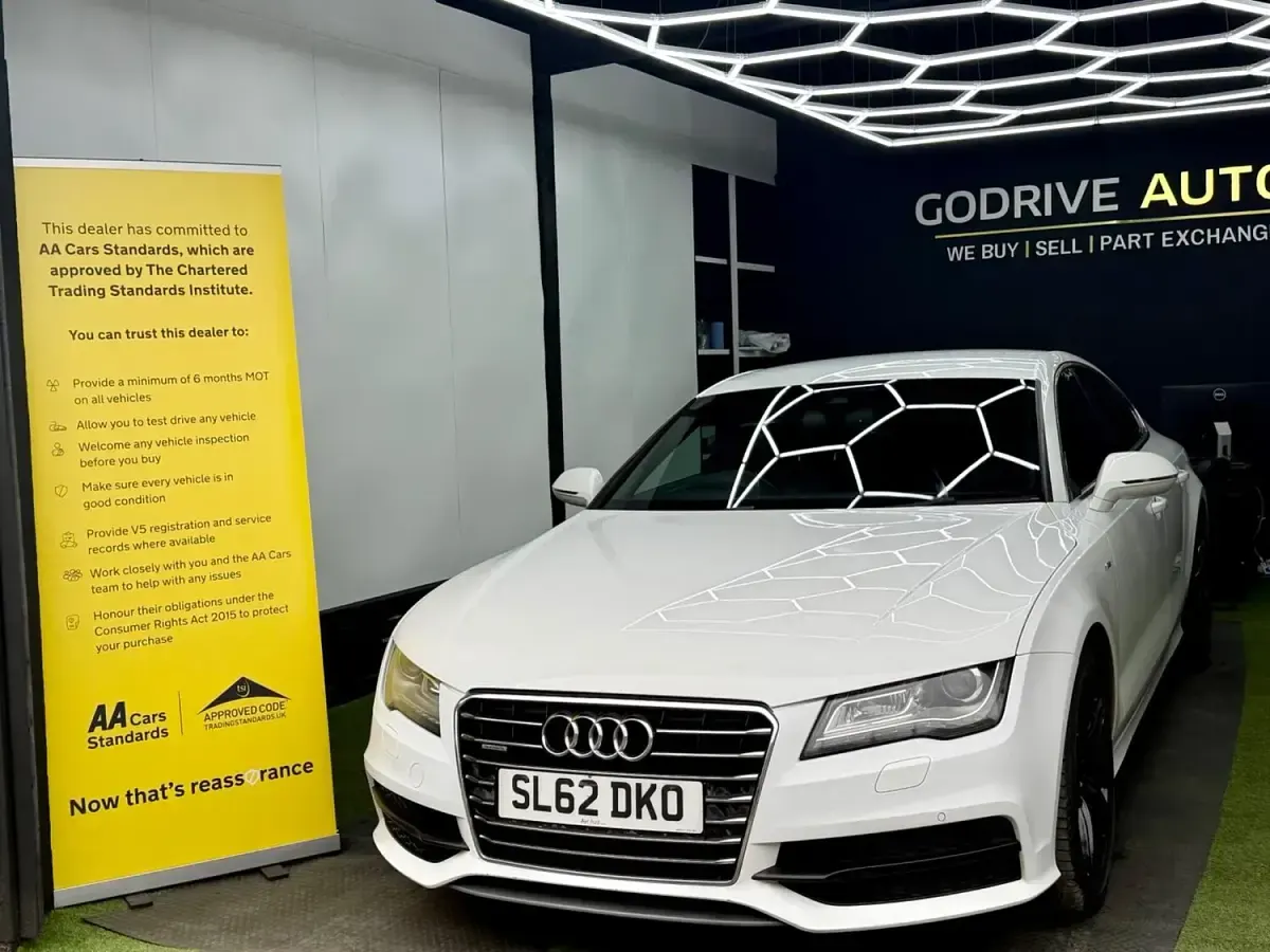 Used Audi A7 S-Line 2012 White Hatchback