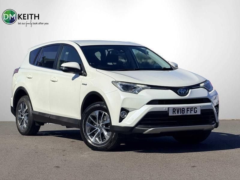 Used Toyota RAV4 Hybrid 2018 White SUV