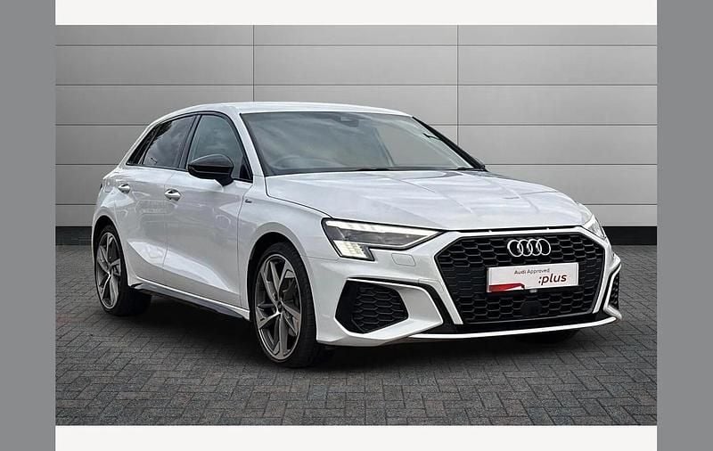 Glacier white Used 2023 Audi A3 Comfort Hatchback | £28,295 (Expensive) - Image 1/4