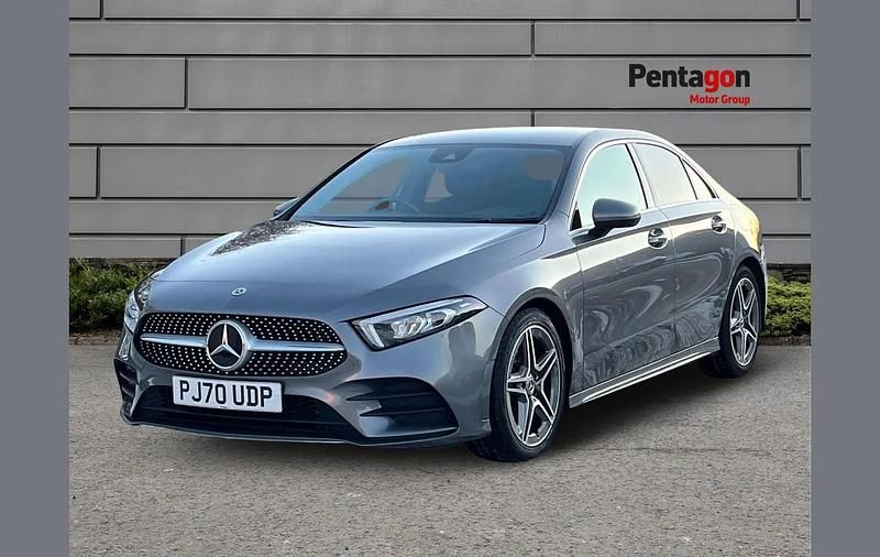 Used Mercedes A200 AMG line 163 HP (119 kW) 2020 Grey Sedan