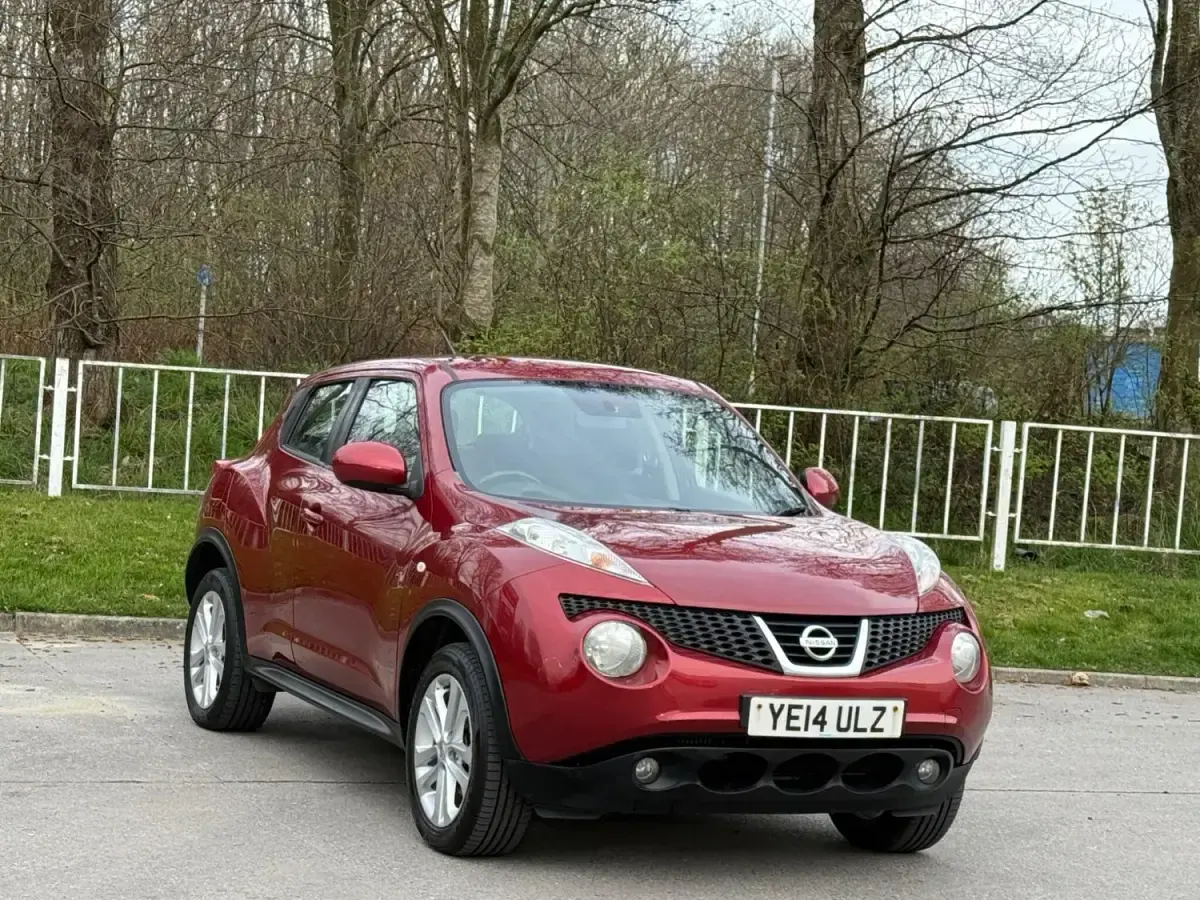 Używany Nissan Juke Acenta 2014 Czerwony SUV