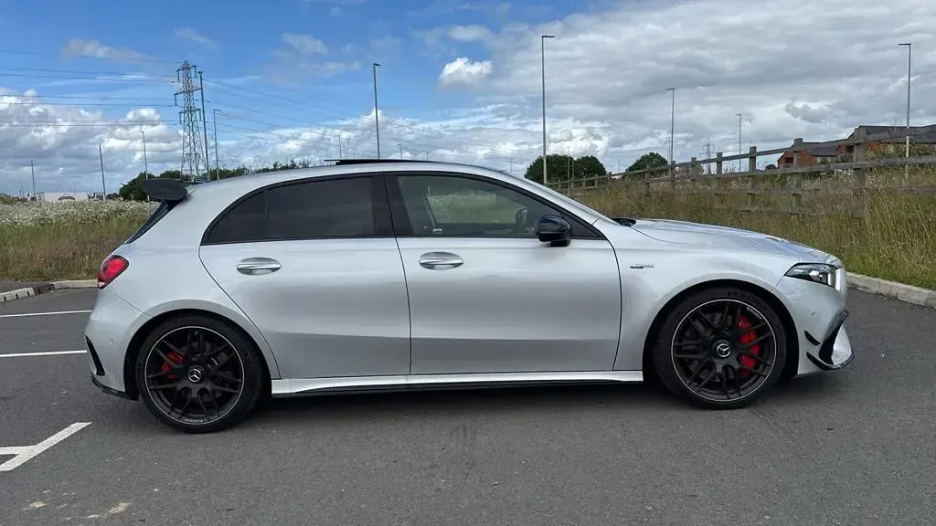 Used Mercedes A45 AMG AMG 421 HP (309 kW) 2022 Silver Hatchback