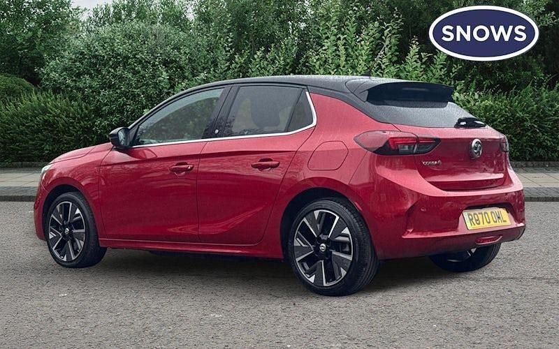 Used Vauxhall Corsa-e Elite 100 kW (136 HP) 2020 Red Hatchback