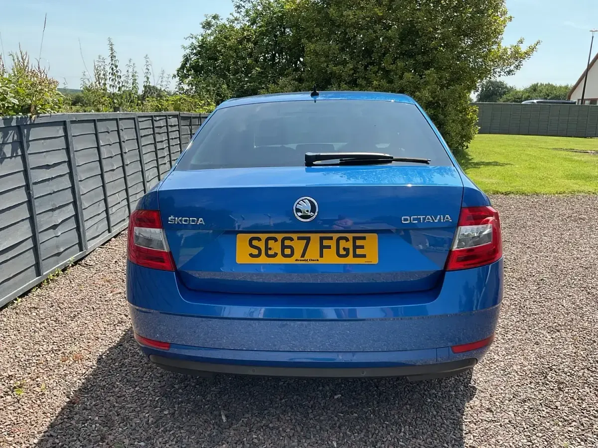 Used Skoda Octavia SE L 150 HP (110 kW) 2018 Blue Hatchback