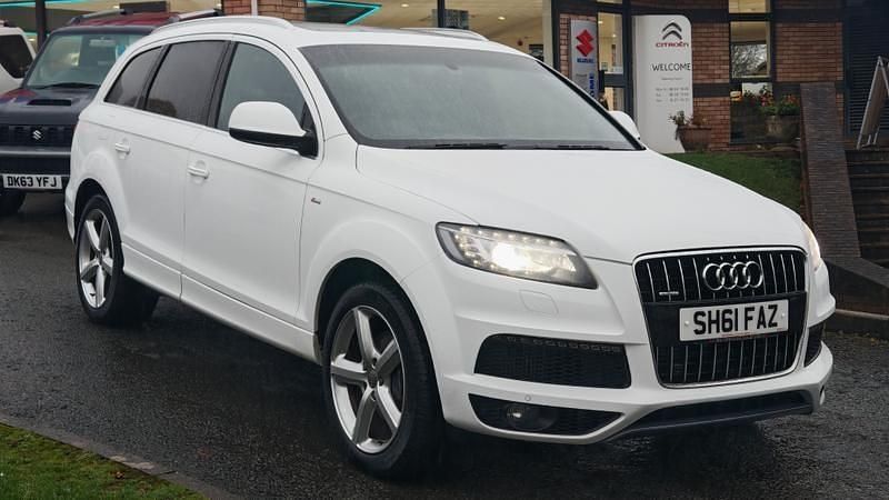 White Used 2011 Audi Q7 S-Line SUV | £10,495 (Fair price) - Image 1/4