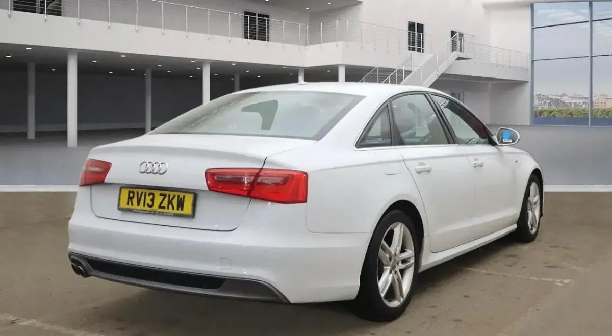 Used Audi A6 S-Line 2013 White Sedan