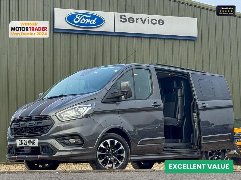 Used Ford Transit Custom Sport 185 HP (136 kW) 2021 Grey Van