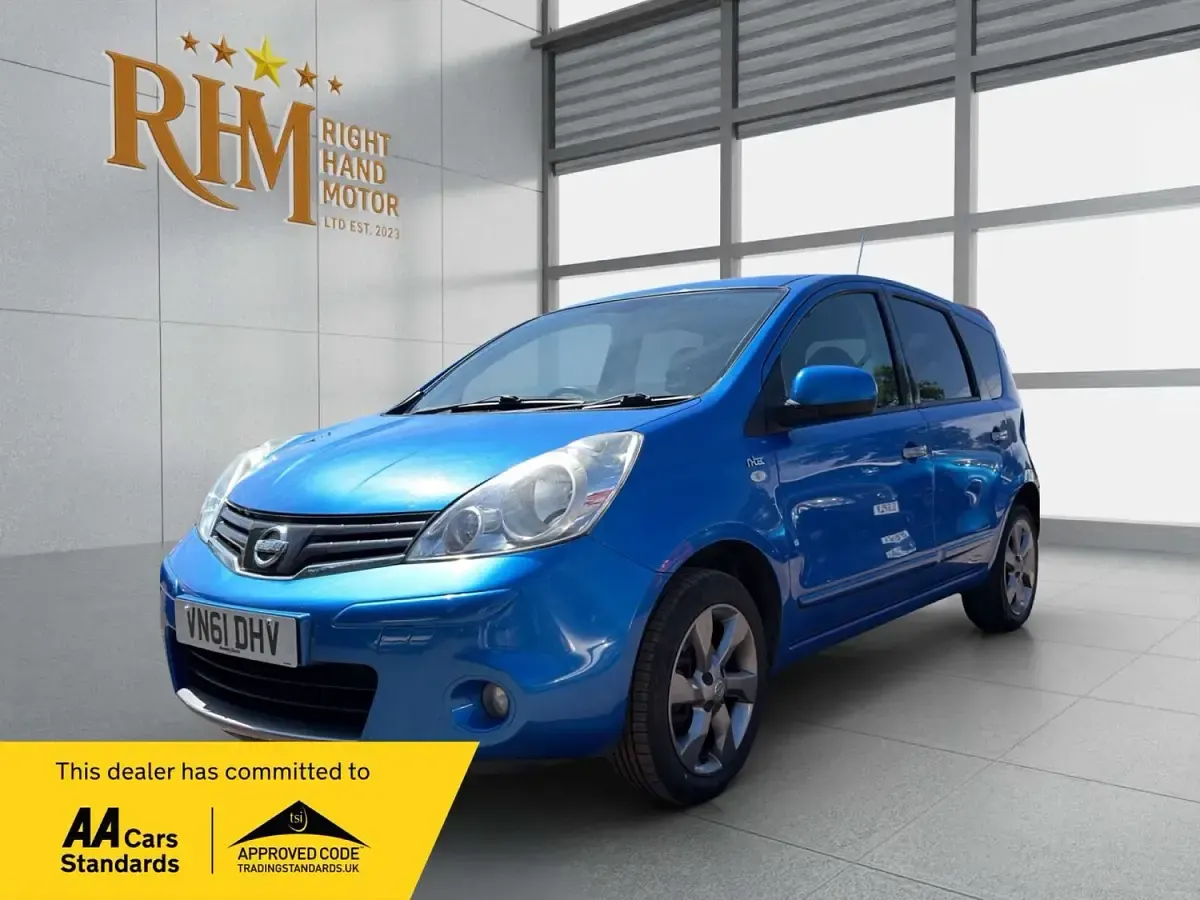 Used Nissan Note N-TEC 2011 Blue Hatchback