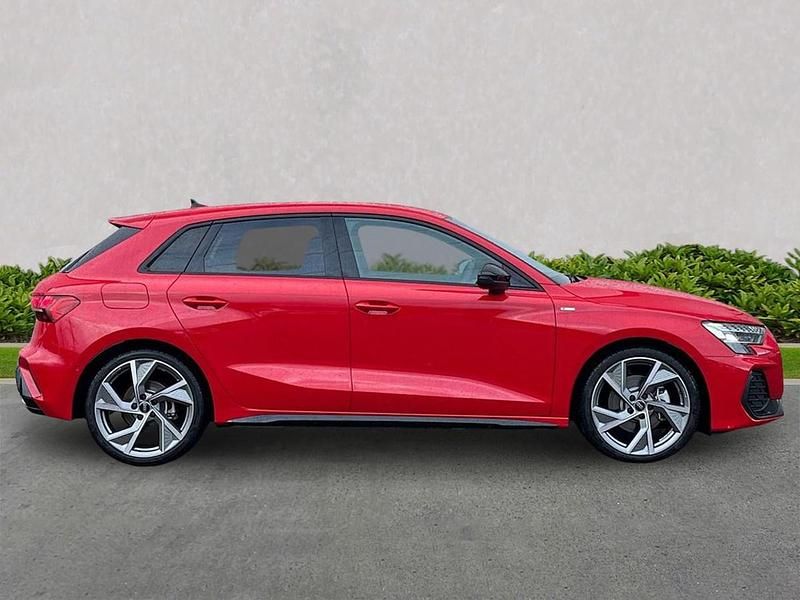 Used Audi A3 Black Edition 150 HP (110 kW) 2025 Red Hatchback