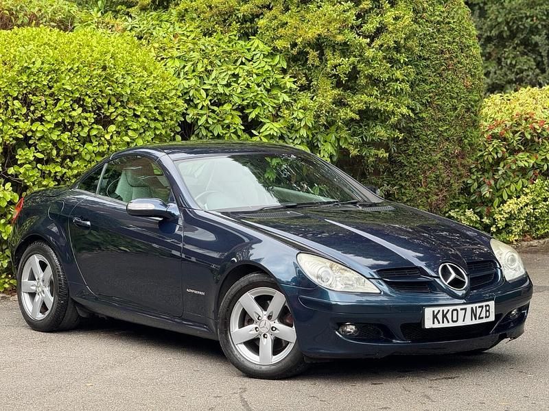 Used Mercedes SLK200 2007 Blue Cabriolet