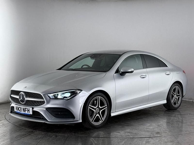 Used Mercedes CLA200 AMG Line Premium 2021 Silver Coupe