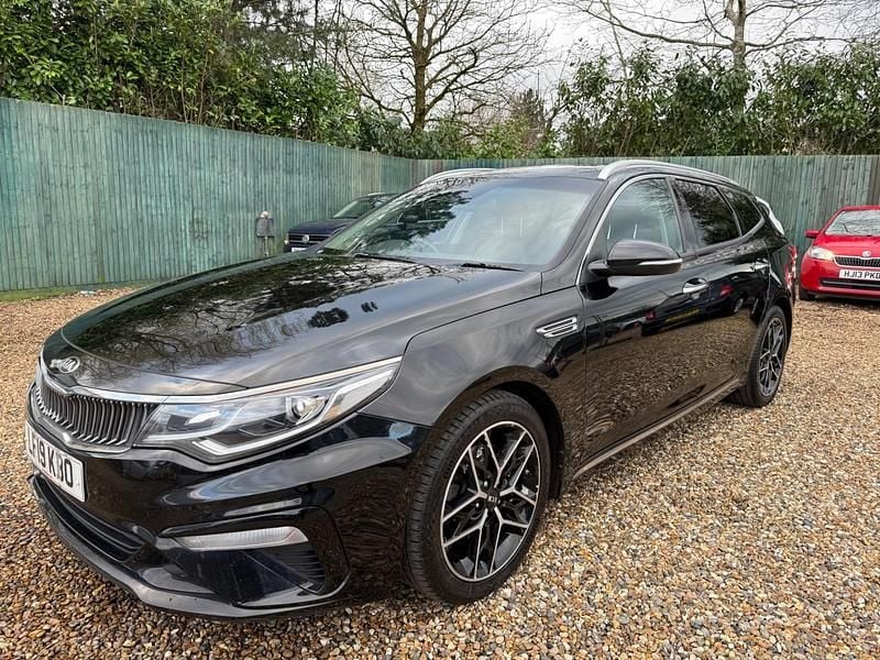 Used Kia Optima 136 HP (100 kW) 2019 Black Estate
