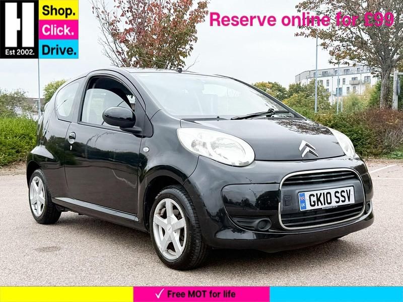 Black Used 2010 Citroën C1 VTR Sport Hatchback | £1,999 (Fair price) - Image 1/3