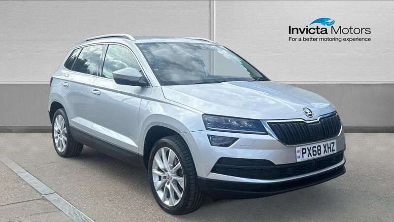 Silver Used 2018 Skoda Karoq SE L SUV | £10,799 (Fair price) - Image 1/4
