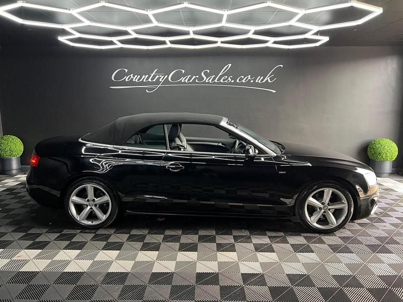 Black Used 2012 Audi A5 Cabriolet S-Line Cabriolet | £6,890 (Fair price) - Image 1/4
