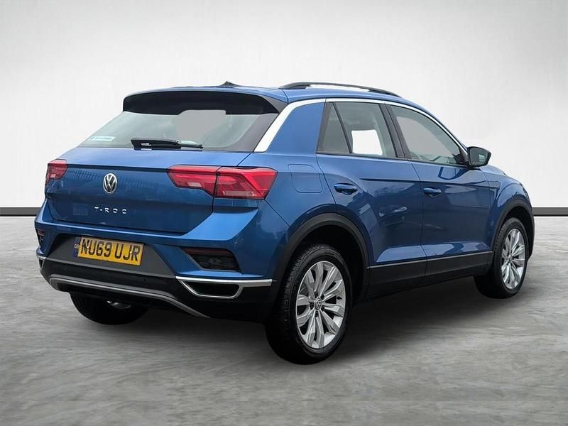 Used VW T-Roc SE 148 HP (108 kW) 2019 Blue SUV