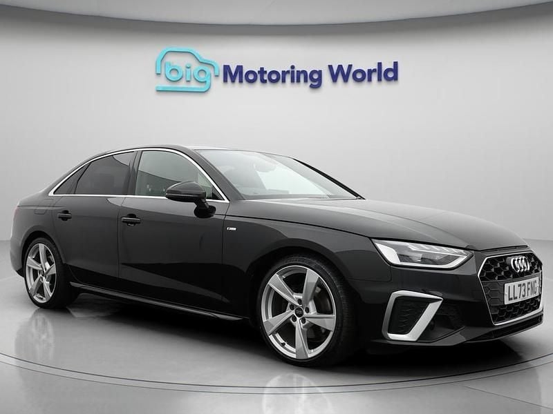 Black Used 2023 Audi A4 S-Line Sedan | £22,400 (Fair price) - Image 1/4