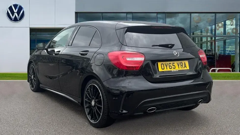 Used Mercedes A200 AMG 136 HP (100 kW) 2015 Black Hatchback