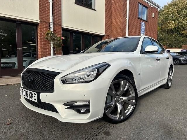 White Used 2016 Infiniti Q70 Sport Tech Sedan | £8,488 - Image 1/4