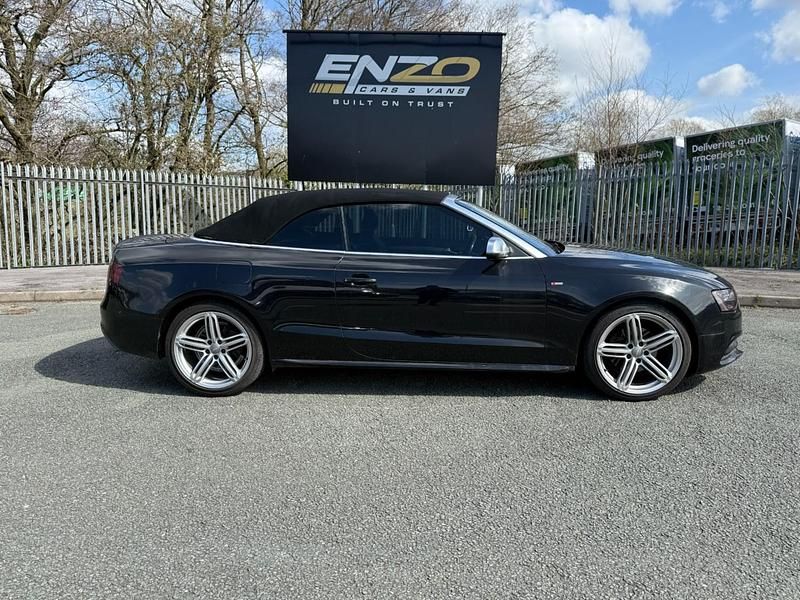 Used Audi A5 Cabriolet S-Line 2014 Black Cabriolet