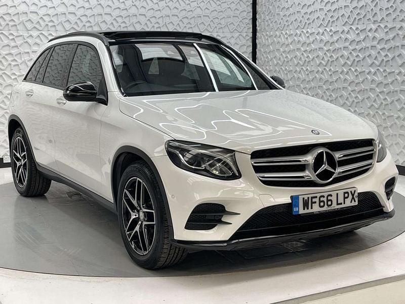 White Used 2016 Mercedes GLC220 AMG Line Premium Estate | £14,400 (Fair price) - Image 1/4