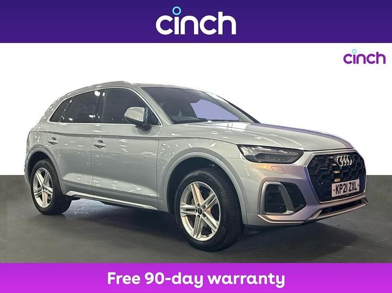 Silver Used 2021 Audi Q5 S-Line SUV | £27,639 (Fair price) - Image 1/4
