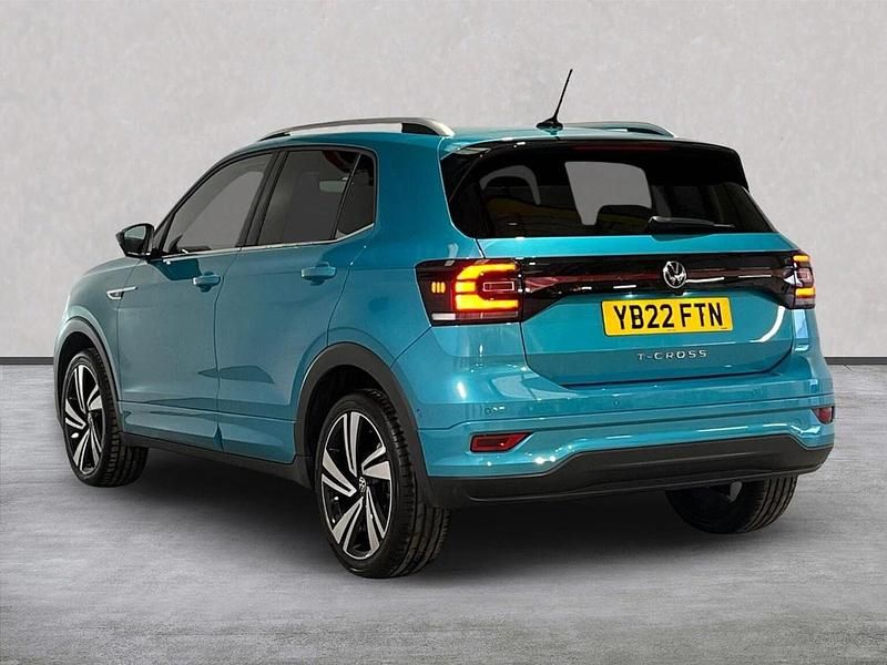 Used VW T-Cross R-line 110 HP (80 kW) 2022 Turquoise SUV