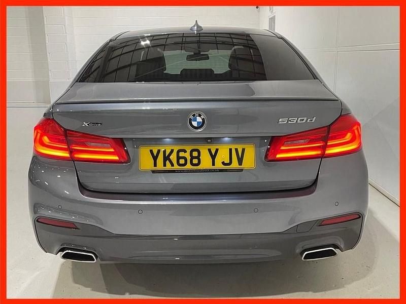 Used BMW 530 M Sport 265 HP (194 kW) 2018 Blue Sedan