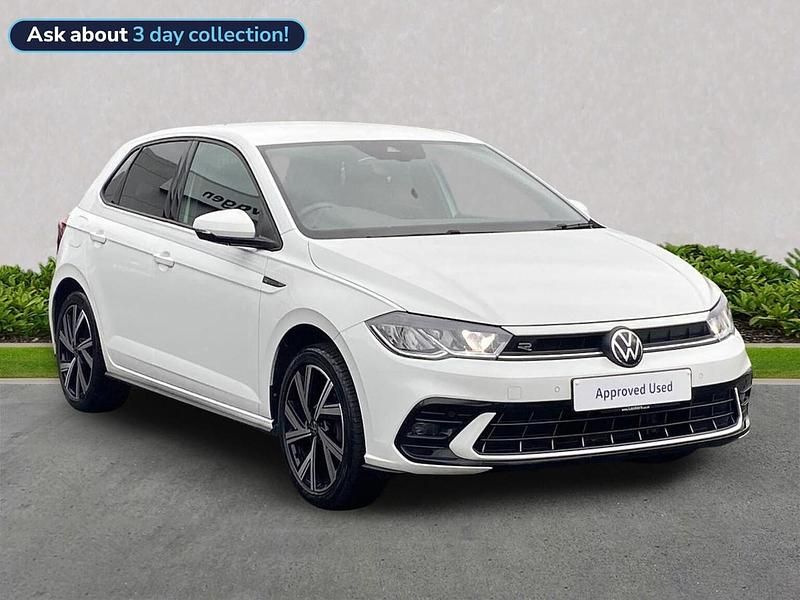 White Used 2023 VW Polo R-line Hatchback | £16,066 (Fair price) - Image 1/4