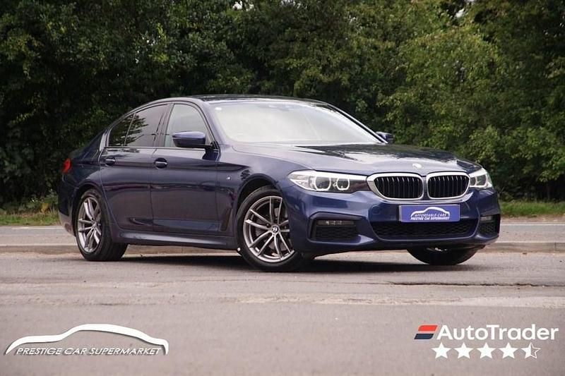 Blue Used 2019 BMW 520 M Sport Sedan | £14,799 (Fair price) - Image 1/4