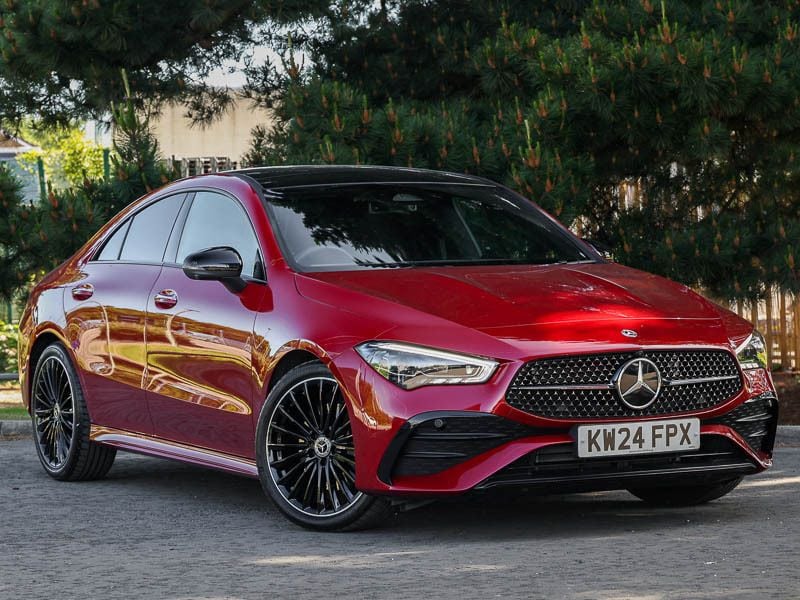 Red Used 2024 Mercedes CLA220 AMG Line Premium Plus Sedan | £33,498 (Fair price) - Image 1/4