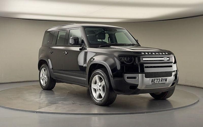 Santorini black Used 2023 Land Rover Defender SE SUV | £55,700 (Fair price) - Image 1/4