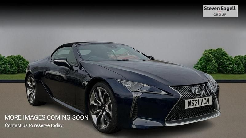 Used Lexus LC 500 Sport Line 2021 Blue Cabriolet