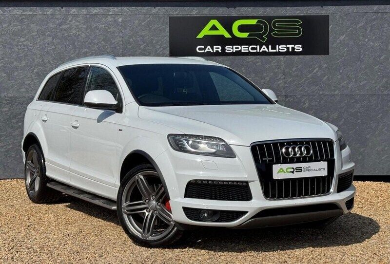 White Used 2013 Audi Q7 S-line plus SUV | £12,490 (Fair price) - Image 1/4