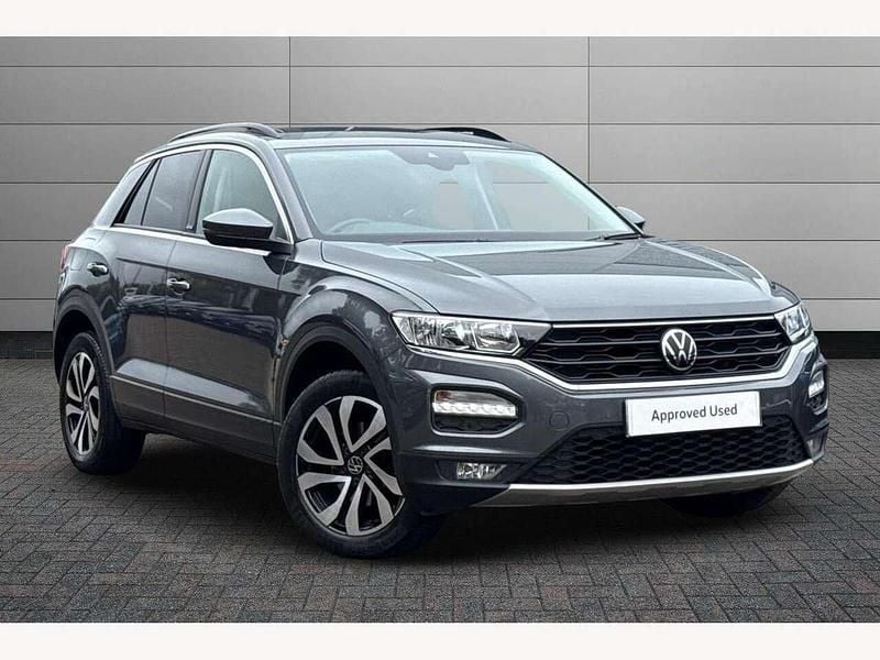 Grey Used 2021 VW T-Roc Active SUV | £18,695 (Fair price) - Image 1/3