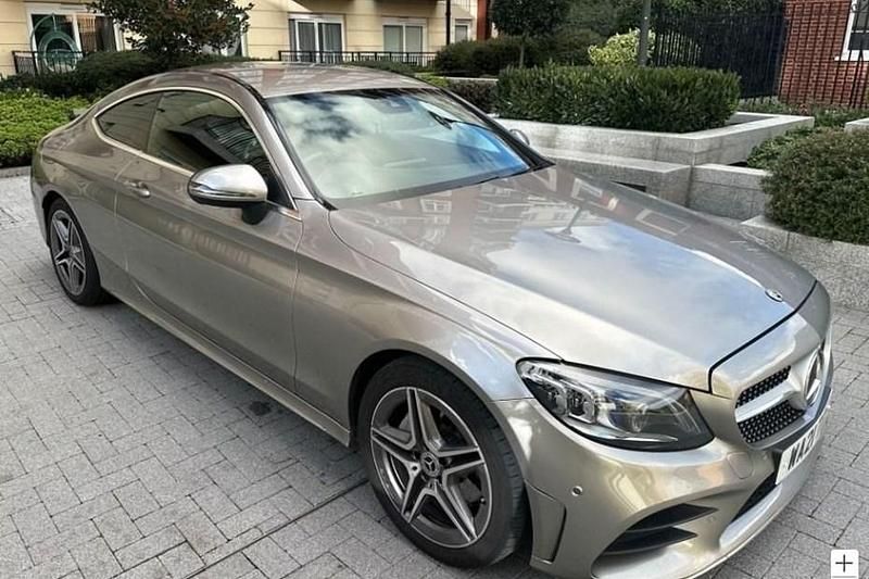 Silver Used 2021 Mercedes C200 AMG line Coupe | £22,990 (Fair price) - Image 1/1
