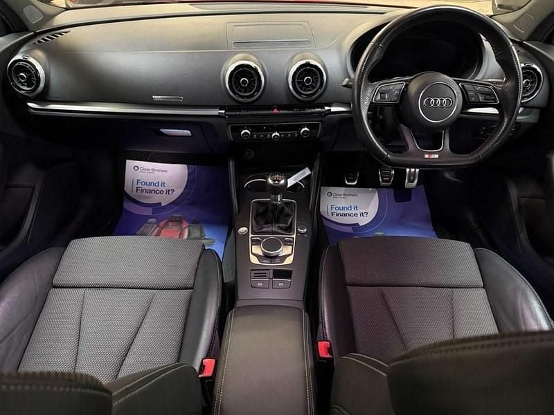 Used Audi A3 S-Line 150 HP (110 kW) 2018 Red Sedan