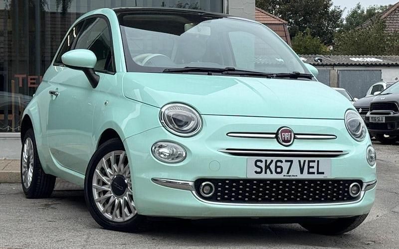 Green Used 2018 Fiat 500 Lounge Hatchback | £6,995 (Fair price) - Image 1/4