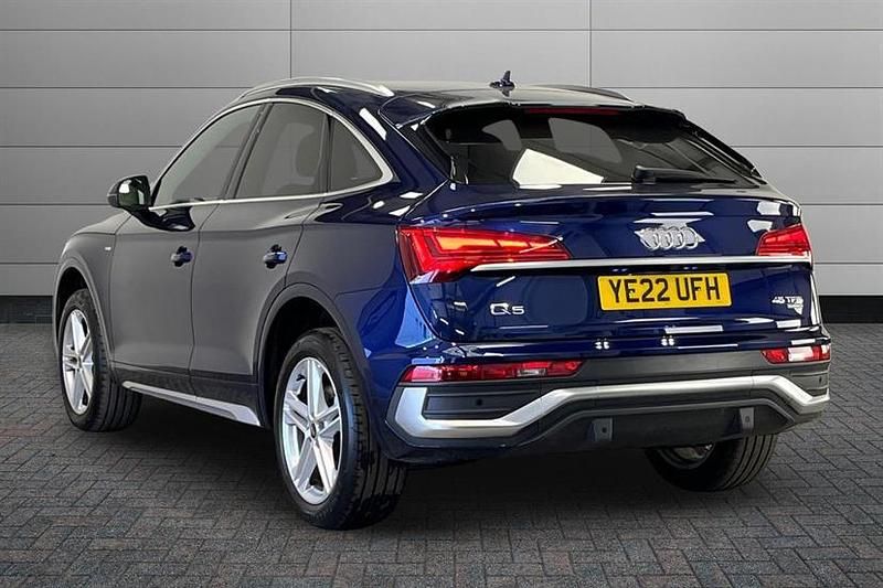 Usado Audi Q5 S-Line 265 CV (194 kW) 2022 Azul SUV
