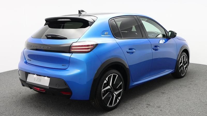 New Peugeot e-208 GT 100 kW (136 HP) 2025 Blue Hatchback