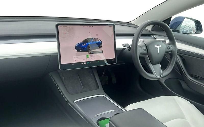 Used Tesla Model 3 Long Range AWD 258 kW (351 HP) 2022 Blue Sedan