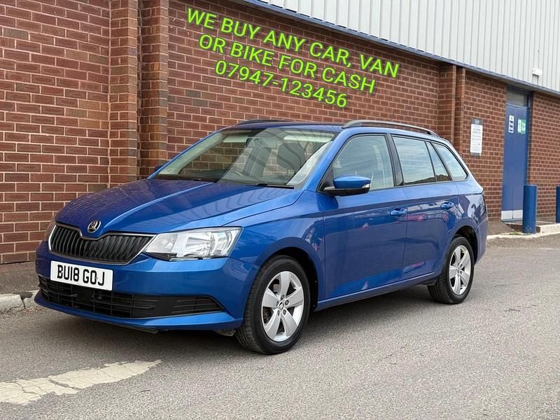 Blue Used 2018 Skoda Fabia SE Hatchback | £4,995 (Good price) - Image 1/4
